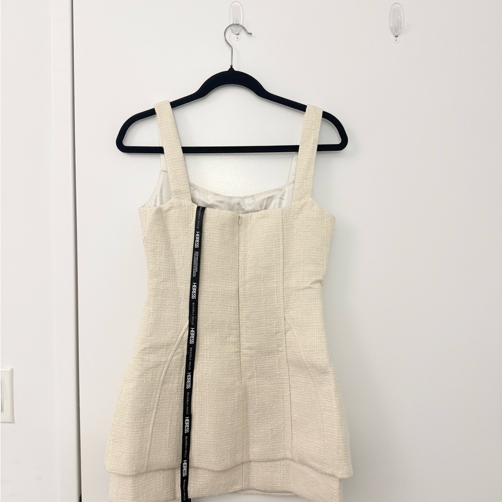 Heiress Beverly Hills The Boucle Flower Mini Dress - Picture 3 of 5